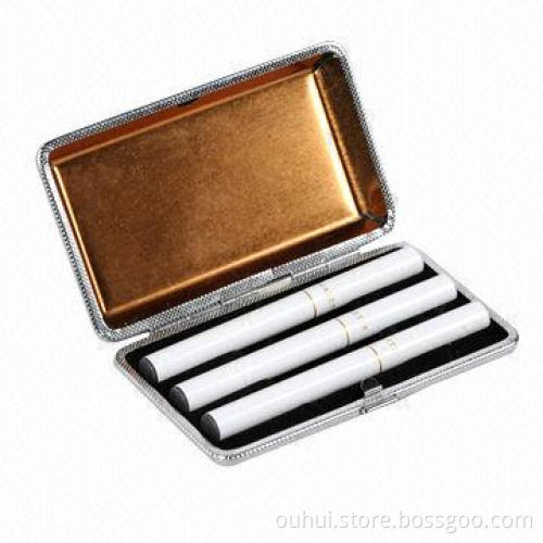 100mAh Mini E-cigarette with 200 Puffs and Iron Box Each 3pcs Packing